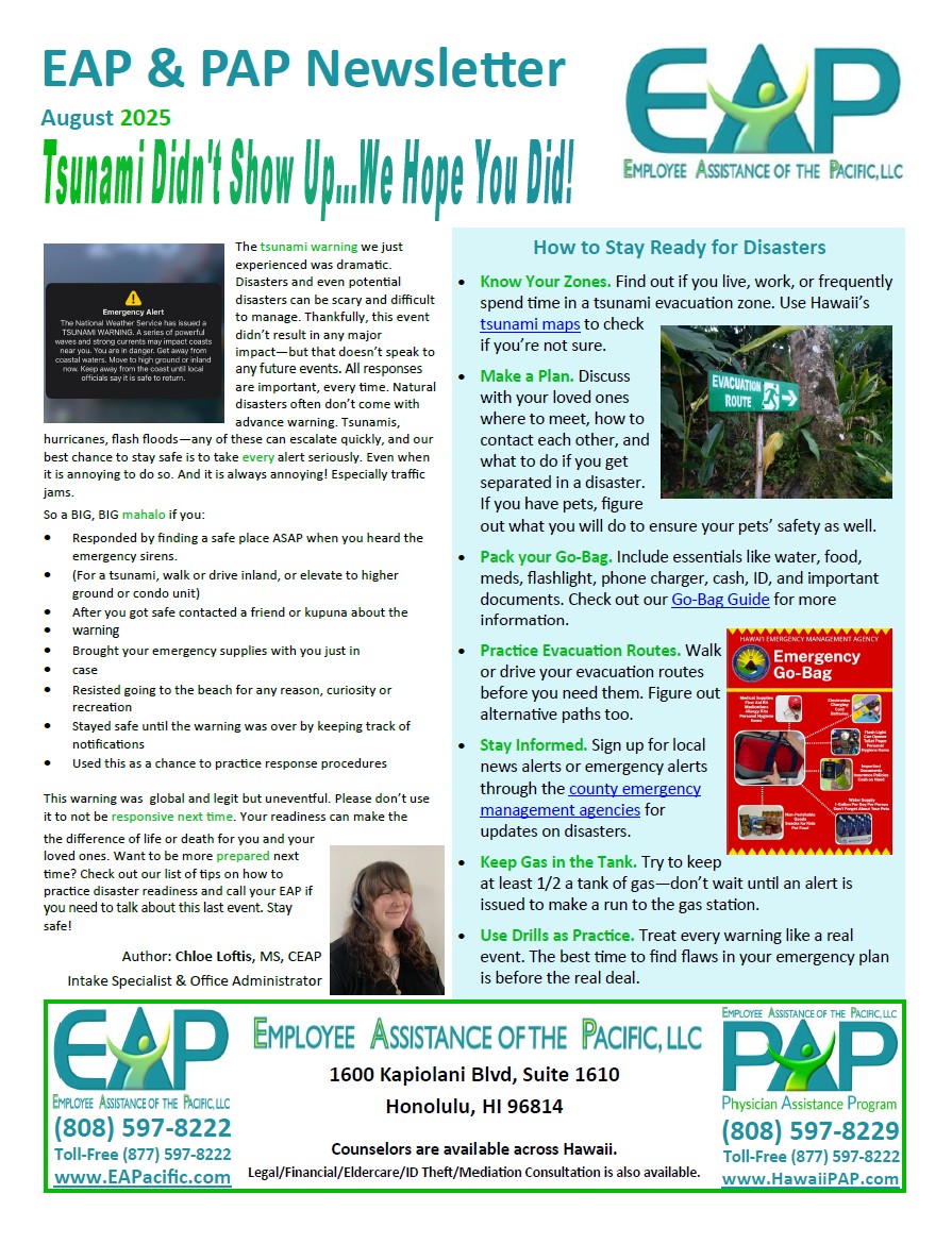 August 2025 Newsletter