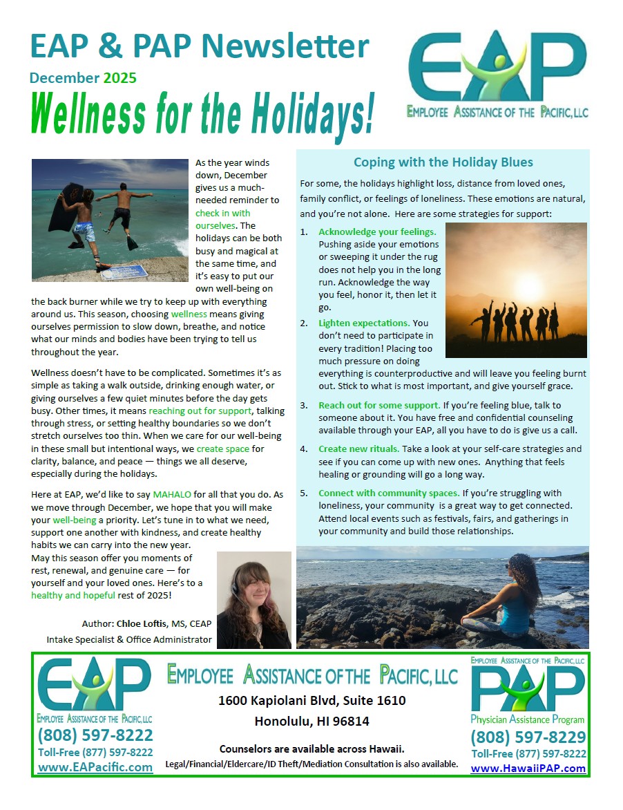 December 2025 Newsletter