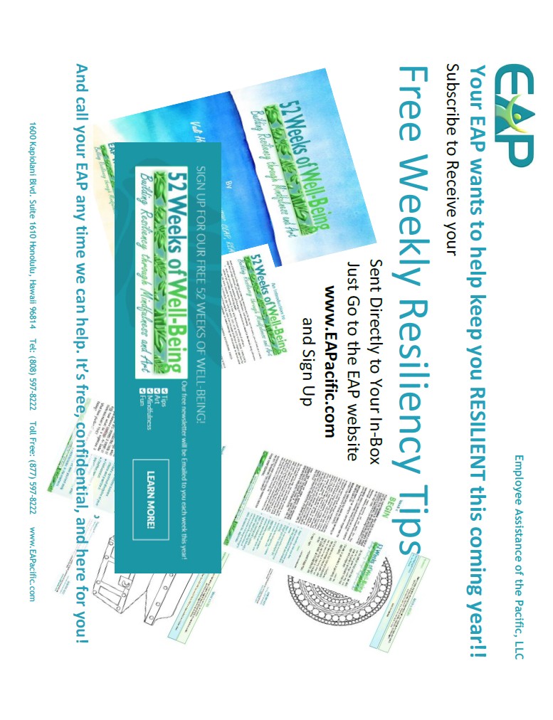 Resiliency Tips - 52 Weeks